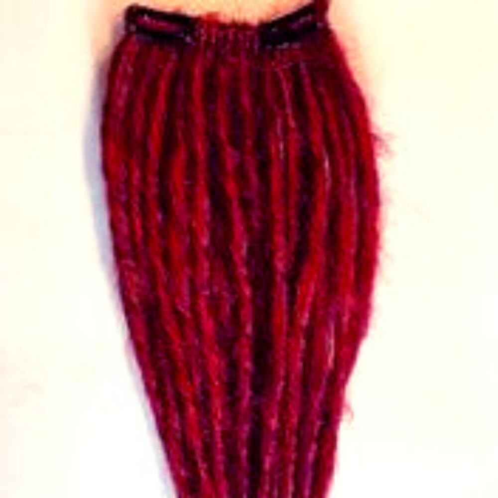 Clip in Synthetic Dreads Dreadlocks Hair Extension System 20 Total Dreads